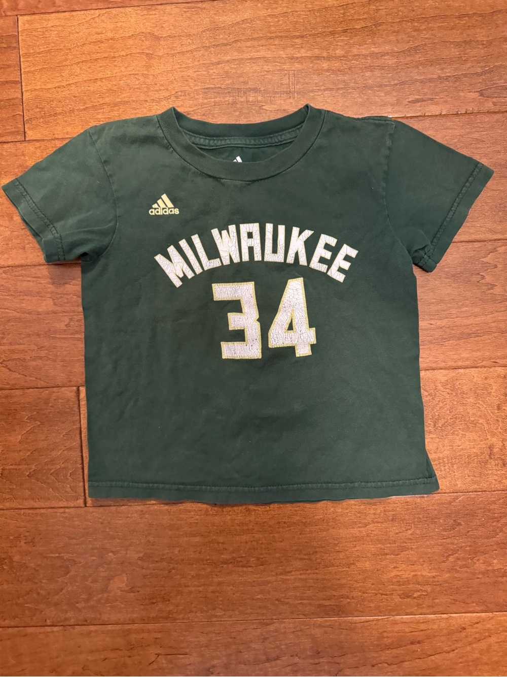 adidas Green Milwaukee 34 Short Sleeve Tee